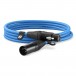 Rpde XLR Cable, Blue - Coiled