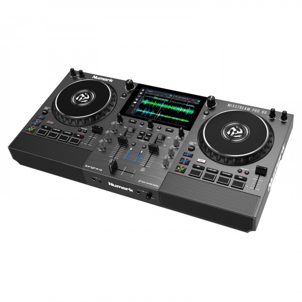 Mixstream Pro Go DJ Controller - Angled