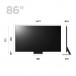 LG 86QNED816RE 86 inch QNED 4K Smart TV Dimension View