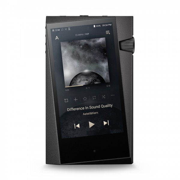 Astell&Kern A&norma SR35 Digital Audio Player, Charcoal Grey Front View