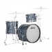 Ludwig Neusonic 20'' Downbeat 3pc Shell pakiet, Steel Blue Pearl