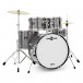 BDK-22 Rock Drum Kit by Gear4music, Silver Sparkle