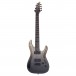 Schecter C-7 SLS Elite, Black Fade Burst front view