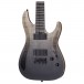 Schecter C-7 SLS Elite, Black Fade Burst front close up