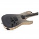 Schecter C-7 SLS Elite, Black Fade Burst front angle