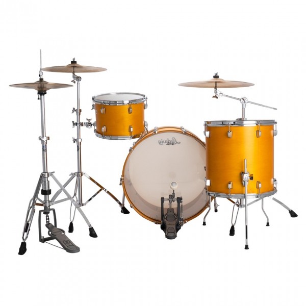 Ludwig Neusonic 24'' Pro Beat 3pc Shell Pack, Satin Gold Slumbers - Back