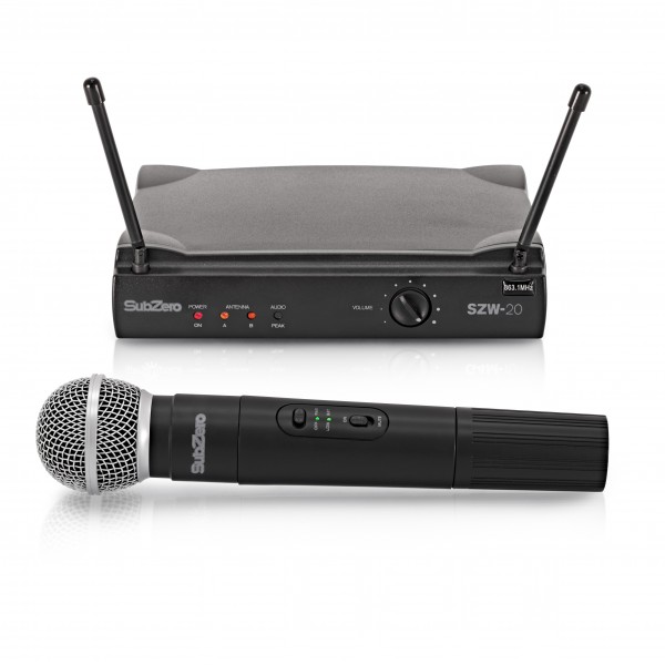 SubZero SZW-20 Handheld Wireless Microphone System