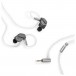 Astell&Kern ZERO2 Advanced Quad-brid IEM Headphones, Silver Front View 2