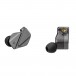 Astell&Kern ZERO2 Advanced Quad-brid IEM Headphones, Silver Close Up View 2