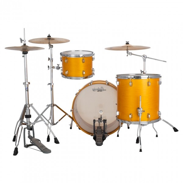 Ludwig Neusonic 20'' Downbeat 3pc Shell Pack, Satin Gold Slumbers - Back