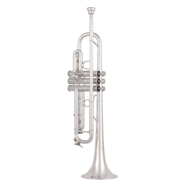 Bach Stradivarius 190SM37X Trumpet, Silver Plated 4