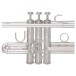 Bach Stradivarius 190SM37X Trumpet, Silver Plated 7