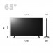 LG 65UR78006LK 65 inch 4K Smart TV Dimensions View