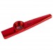 Flight Aluminium Kazoo, Red - Top Angle