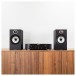 Marantz PM6007 Amp Black w/ B&W 606 S2 Anniversary Speakers, Lifestyle photo