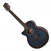 Faith Venus Blue Moon Electro Acoustic Left Handed, Blue Moon Burst - Ex Demo
