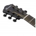 Ibanez AEWC13 Electro Acoustic, Weathered Black Open Pore - Headstock Front