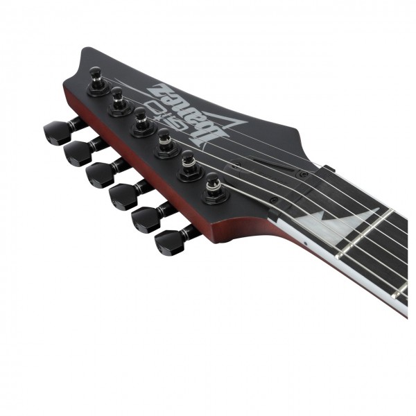 Ibanez GRG121PAR, Brown Black Burst Flat - Headstock Front