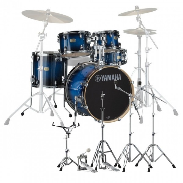 Yamaha Stage Custom Birch 20'' 5pc Kit w/Hardware, Deep Blue Sunburst