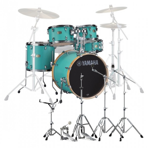 Yamaha Stage Custom Birch 20'' 5pc Kit w/Hardware, Matte Surf Green