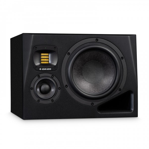 Adam Audio A8H Active Studio Monitor, Right Side - Angled