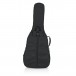 Gator GT-JUMBO-BLK Transit Bag For Jumbo Acoustic Guitars - Rear, Without Straps