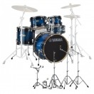 Yamaha Stage Custom Birch Set de 5 Cascos 22'' con Herrajes, Deep Blue Sunburst