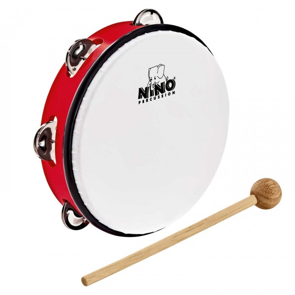 Nino by Meinl 8" ABS Tambourine, Red