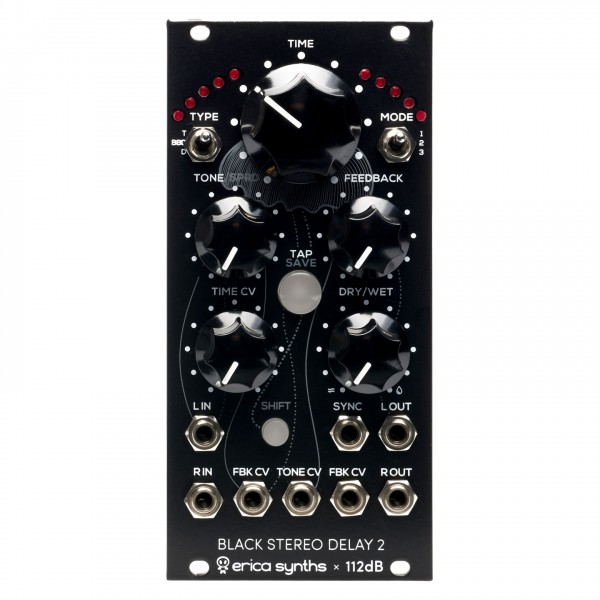 Erica Synths Black Stereo Delay 2 - Main 