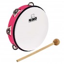 Nino by Meinl 8" ABS Tambourine, Strawberry Pink