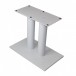 Fisual Dynami Centre Speaker Stand 450mm (Single), Matte White Front View