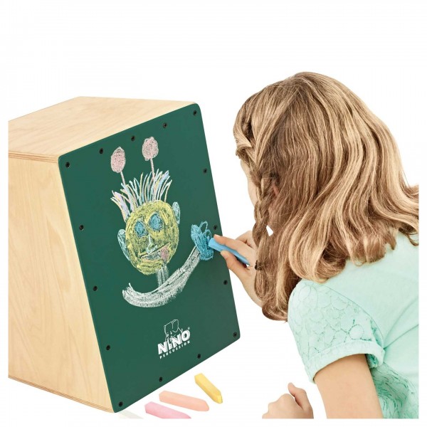Nino by Meinl Chalkboard Cajon, Dark Green - In use