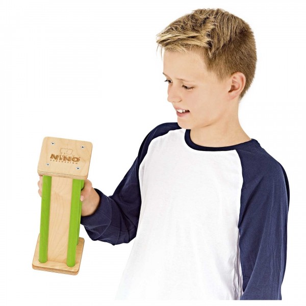 Nino by Meinl 12" Wood Rainmaker - In Use
