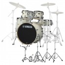 Yamaha Stage Custom Bj&ouml;rk 22-tums 5-bit Set med H&aring;rdvara, Classic White