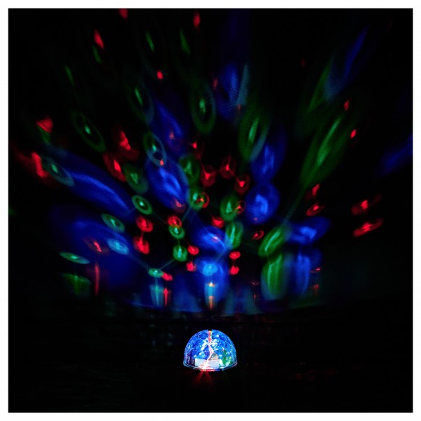 Luna Rotating Disco Lamp by Gear4music