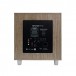 Rear - Monitor Audio Bronze W10 6G Subwoofer, Urban Grey with Free Sub Cable