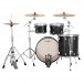 Ludwig Neusonic 22'' Rapid MOD2 4pc Shell Pack, Ebony Pearl - Back