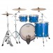 Ludwig Neusonic 22'' Rapid MOD2 4pc Shell Pack, Satin Royal Blue - Back