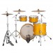 Ludwig Neusonic 22'' Rapid MOD2 4pc Shell Pack, Satin Gold Slumbers - Back