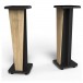 Zaor Croce 36 Studio Monitor Stand, Black Oak - Front