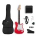 VISIONSTRING Electric Guitar Pack, Red