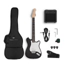VISIONSTRING Set de Guitarra El&eacute;ctrica, Negro