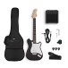 VISIONSTRING Electric Guitar Pack, Black