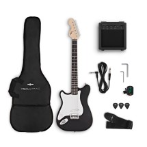 VISIONSTRING 3/4 Left Handed Electric Guitar Pack, Black