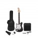 VISIONSTRING 3/4 Left Handed Electric Guitar Pack, Black