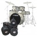 Yamaha Stage Custom Birch 22'' 5pc Shell Pack w/Bags, Classic White