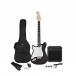 VISIONSTRING Left Handed Electric Guitar Pack, Black