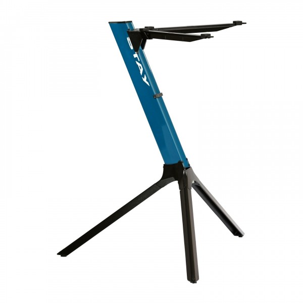 Stay Stands Slim Compact Keyboard Stand, Single Tier, Blue Side