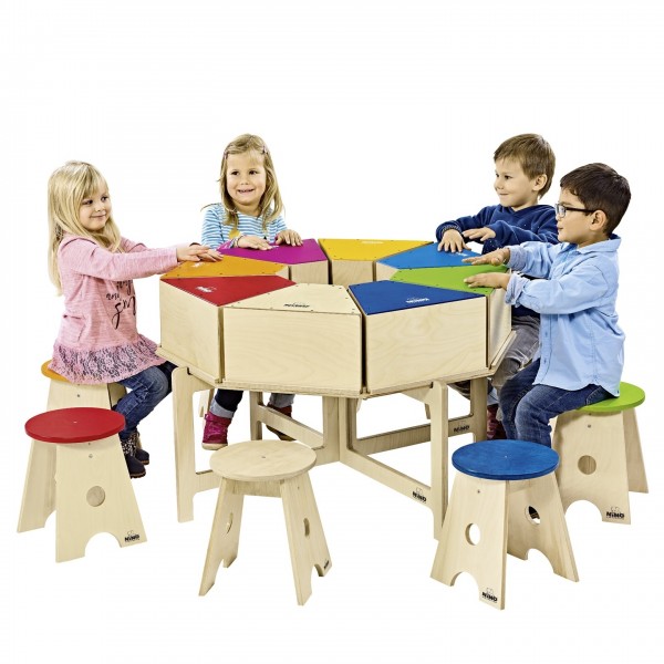 Nino by Meinl Classroom Cajon Stools - In Use