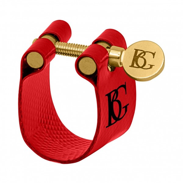 BG Tenor Saxophone Flex Ligature, Red